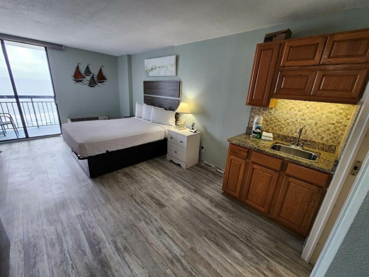 Ocean Front King Suite With Incredible Views! Sun N Sand Resort 706 Myrtle Beach Exteriör bild